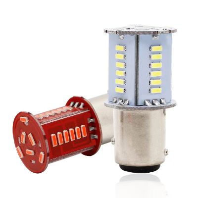 1157 Led Strobe Brake Light BAY15D Led Bulb 30 SMD DRL Reversing Parking Turn Signal Stop Tail Lamp Auto Motorcycle Signal