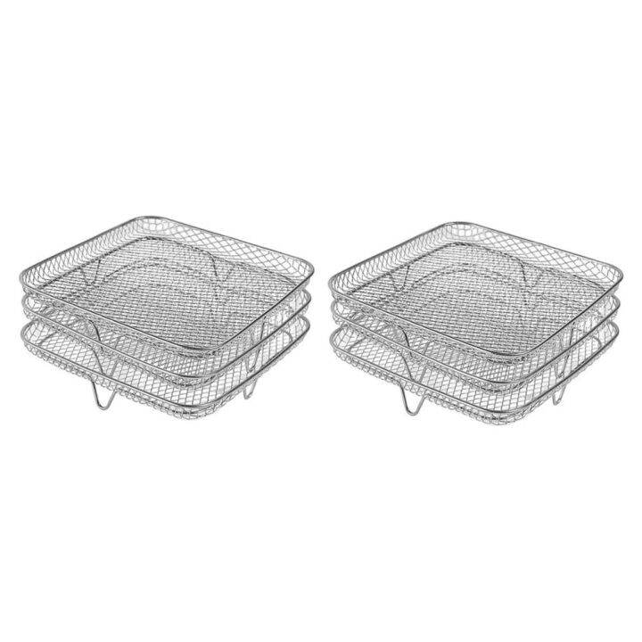 8Inch 3Layers Air Fryer Rack For Instant Vortex Air Fryer Philips