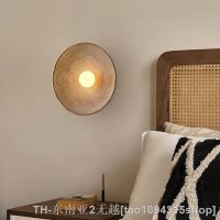 hyfvbujh✆☋ Wabi-sabi Minimalist Wall Lamp Designer Lamps Room Backdrop Bedside Aisle