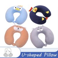 Travel Neck Pillow for Car Airplane Kids/Adults Plush Neck Pillow Memory Foam Animal Pillow U Shaped Cushion for Sleeping Travel pillows