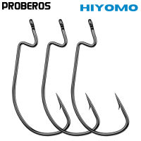 PROBEROS 100ชิ้น/ล็อต Weedless Hook 1/0 #-2/0-3/0-4/0-5/0ตะขอตกปลาพลาสติกอ่อนสำหรับ Z.man Casting Jig Fishhook เหล็กคาร์บอน38105