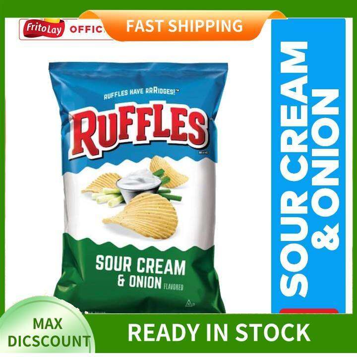 Ruffles Sour Cream Onion Potato Chips 170g Lazada PH