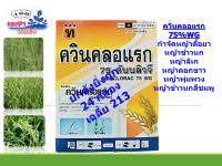 ยกลัง 24 กล่องควินคลอแรกกล่องทอง 75%ดับบิวจี กำจัดหญ้าข้าวนก ลิเก หญ้าดอกขาว พุ่มพวง ขนาด 100กรัม