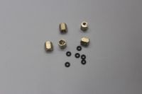 20 pcs DX4 dx5 head damper screw Stud Fasten on Damper DX4 dx5 with Ink Tube 4(O.D)*3(I.D) Copper Screw O ring