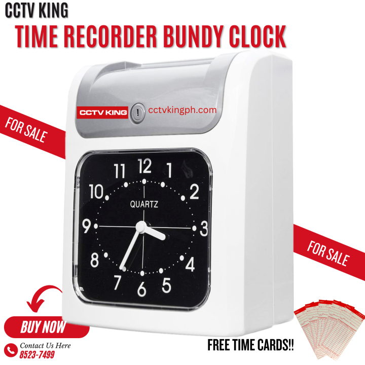 CCTV KING Bundy Clock, Time Recorder, Time Attendance Bundy Clock