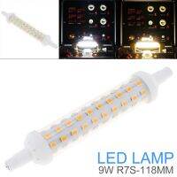 ☃❁ 800LM 9W 80LEDs 118mm AC 220 - 240V R7S SMD 2835 Mini 360 Degrees Dimmable Warm White / Cool White with Horizontal Plug Light