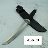 ASARO CS01 Fixed blade knife มีดดาบสั้น มีดซามูไร มีดดาบ มีดพกพา มีดเดินป่า มีดเหน็บ 440C ยาว33cm คมกริบ แถมซองหนัง