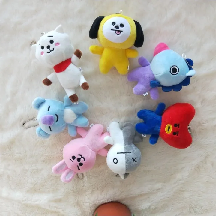 7 Style BTS Plush Toys Suga Van Rap Heart Shape Koala Rabbit Dog Horse  Plush Toy for Kid Adult Doll Birthday Gift