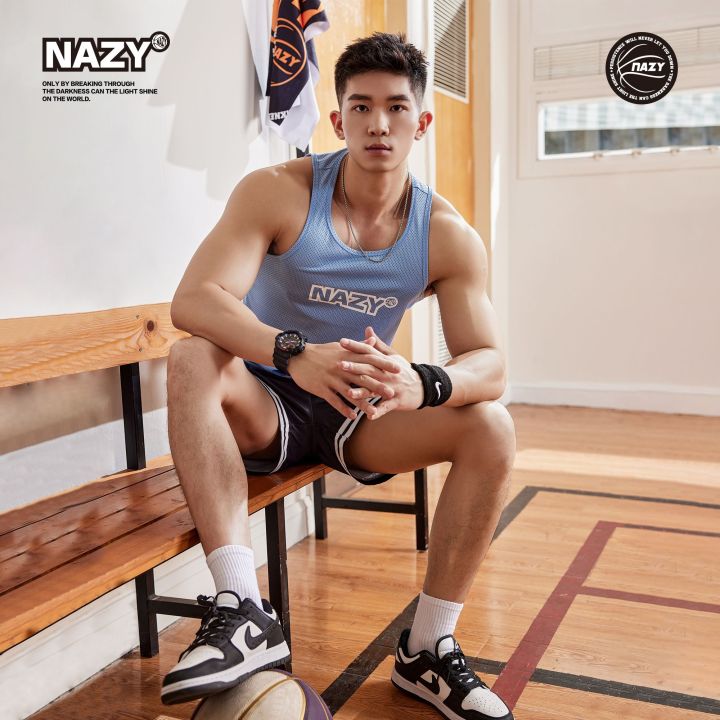 nazy-เสื้อกล้ามบาสเก็ตบอลกีฬาลำลองสไตล์อเมริกันสำหรับผู้ชาย-t-เสื้อแขนกุดเสื้อบอล