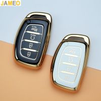 ✜☈✈ 4 Button Fashion TPU Car Key Cover for Hyundai Tucson Santa Fe Rena Sonata Elantra Creta Ix35 Ix45 I10 I30 I40 Premium Key Case