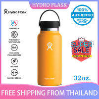 NEW HYDRO FLASK รุ่น WIDE MOUTH FLEX SIP LID 32 OZ 960ML water bottleกระติกน้ำ กระติกน้ำสูญญากาศ เก็บความเย็น เก็บความร้อน เก็บอุณหภูมิ กาต้มน้ำกีฬากลางแจ้ง Ready Stock