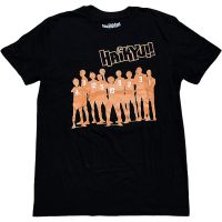 2022 COMCANROLL Haikyuu Team Of Karasuno SD Group Mens Screem Print T-Shirt เสื้อยืดอนิเมะ,Womens,Mens  4WUX