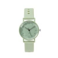 【July】 Foreign trade new fashion lady silicone strap quartz watch student simple sports spot wholesale