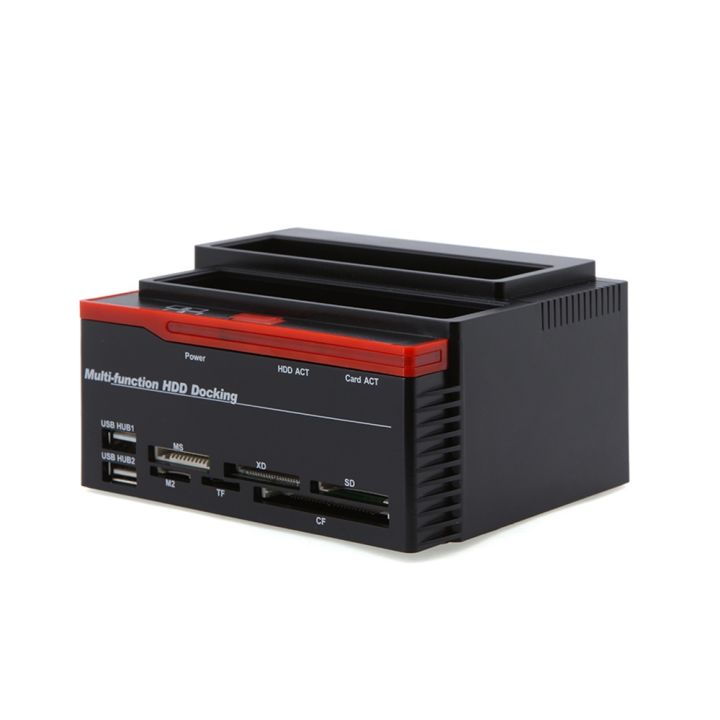 all-in-1-hdd-docking-station-external-sata-usb2-0-card-reader-hdd-box-2-5-quot-3-5-quot-ide-two-external-storage-enclosure-for-computer