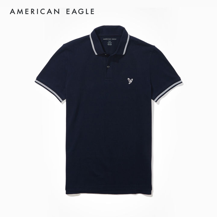 american-eagle-slim-fit-pique-polo-shirt-เสื้อโปโล-ผู้ชาย-ทรงสลิม-nmpo-018-9150-410