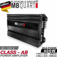 MB QUART M1-360.4 POWER AMPLIFIER CLASS-AB 4CH / จัดชุด เพาเวอร์แอมป์รถยนต์ พาวเวอร์ แอม  แบรนด์เยอรมันแท้ เครื่องเสียงรถ จัดชุดMB-QUART เครื่องเสียงรถยนต์