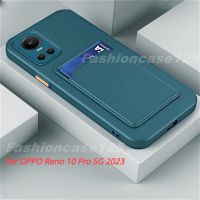 Oppo Reno 10 Pro 5G กระเป๋าเงินมีช่องเสียบบัตรลูกอม2023ซิลิโคนปลอกอ่อนสำหรับ Oppo Reno 10 Pro Reno10 10Pro Reno10Pro พลัส10Pro + กล้อง2023 4G 5G ปกป้องด้านหลังเคสโทรศัพท์