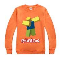 Ro-Bloxs ชายแขนยาว Sweatshirt หญิง O-Neck Top 2021ใหม่การ์ตูนแฟชั่น7233เสื้อผ้าเด็กฤดูใบไม้ผลิฤดูใบไม้ร่วงฤดูใบไม้ผลิ