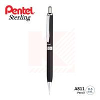 ดินสอกด Pentel Sterling 0.5 ด้ามโลหะ สีดำ [A811]