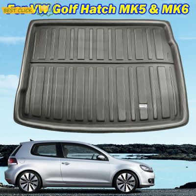 For Volkswagen VW Golf 5 6 MK5 MK6 Golf GTI R R32 Rabbit 2004-2014 Tailored Rear Trunk Liner Boot Cargo Mat Tray Floor Car