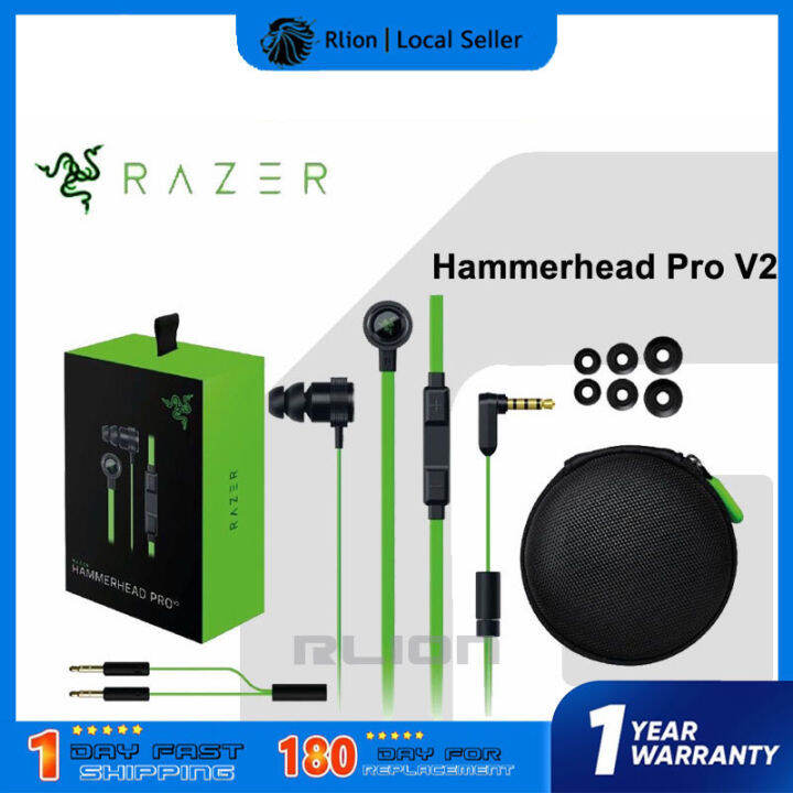 Original Razer Hammerhead Pro V2 Gaming Headphones Earphone With