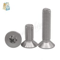 10/50pcs M1.6 M2 M2.5 M3 M4 M5 M6 M8 304 A2 70 stainless steel GB2673 Six Lobe Torx Flat Countersunk Head Screw Six Lobe Bolt