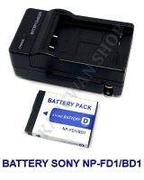 (Saving Set 1+1) NP-BD1 / NP-FD1 / BD1 / FD1 แบตเตอรี่และแท่นชาร์จสำหรับกล้อง โซนี่ Battery and Charger For Sony Cybershot DSC-T70,DSC-T77,DSC-T200,DSC-T90,DSC-TX1,DSC-T700,DSC-T900,BC-CSD,DSC-G3,DSC-T75 BY JAVA STORE