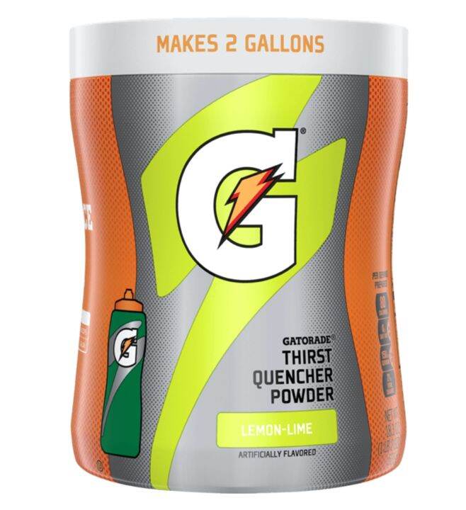 Gatorade Thirst Quencher Lemon Lime Sports Drink Powder 521g Lazada