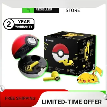 Pokemon x Razer - Pikachu Hammerhead Bluethoot Headphones Limited