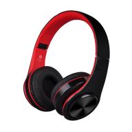 Tai nghe chụp tai cao cấp có khe thẻ nhớ Bluetooth P47 Đen Đỏ 1000002735 thumbnail