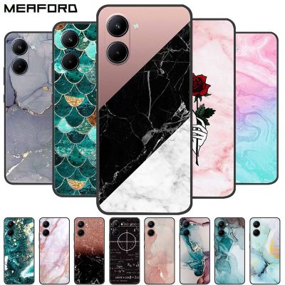 For Realme 10 Pro Plus Case Shockproof Marble Soft TPU Silicone Cover for Realme 10 4G Phone Cases Realme10 Pro Plus Fundas Electrical Connectors