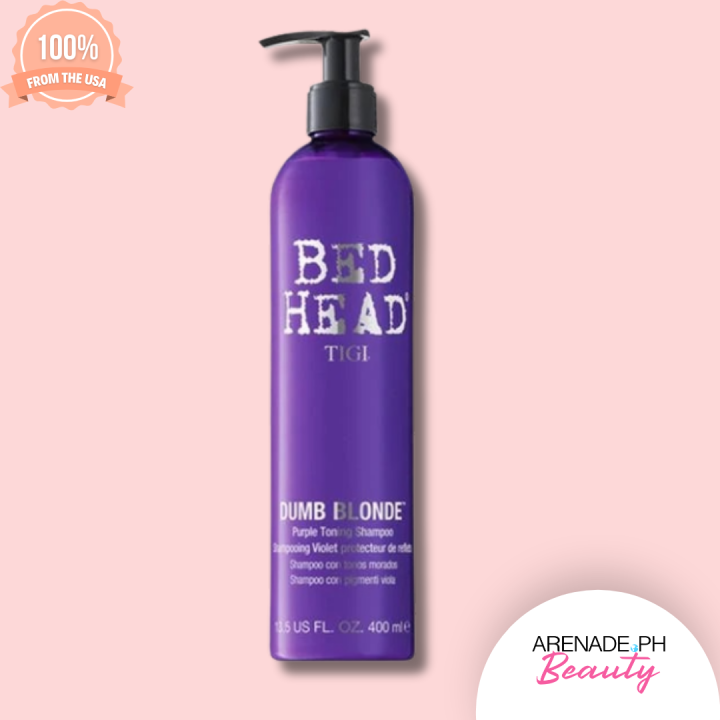 Tigi Bed Head Dumb Blonde Purple Toning Shampoo 400 Ml Lazada Ph 6702