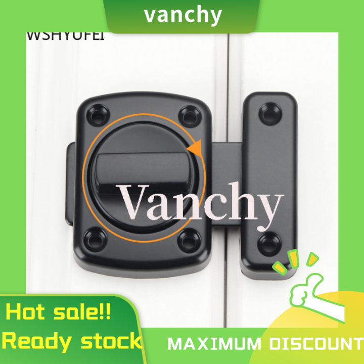 Vanchy Twist Lock Rotate Bolt Latch Gate Rotating Barrel Lock Latches