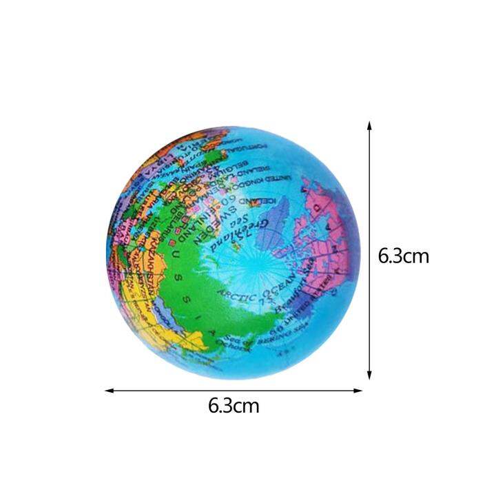ccarte-ลูกบอลโฟมบีบได้3ชิ้นแผนที่โลกดินของเล่นมือถือสำหรับของขวัญปาร์ตี้โรงเรียน