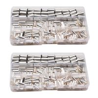 Wire Copper Crimp Fitting Ferrules,AWG 4,6,8,10 Non Insulated Cable Housing Ferrule Pin Cord End Terminal Kit(480PCS)