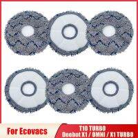 อะไหล่ Ecovacs T10เทอร์โบ/X1ดีบอท/Omni/ X1ไม้ถูพื้นสูญญากาศเทอร์โบซักได้ผ้าอุปกรณ์ตกแต่งแผ่นม๊อบถูพื้น