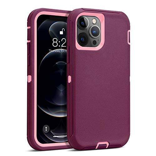 for-iphone-12-pro-max-case-iphone-13-pro-max-full-body-protection-heavy-duty-shock-absorption-3-in-1-silicone-rubber-with-hard-pc-phone-case-cover