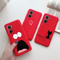 เคสโทรศัพท์มือถือ Xiaomi Redmi 10 5G,ฝาหลังซิลิโคนอ่อนรูปการ์ตูนแมวน่ารักสำหรับ Redmi10 Redmi 10 5G 2022เคส TPU Fundas 6.58