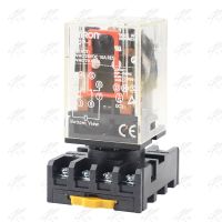 【♘COD Free Cas♘】 liuxianpu Mk2p Mk-2p รีเลย์ปลั๊กอินรีเลย์2P เหมาะกับ220V 110V Ac 12V 24V ขดลวด Dc พร้อมหลอดไฟอะแดปเตอร์