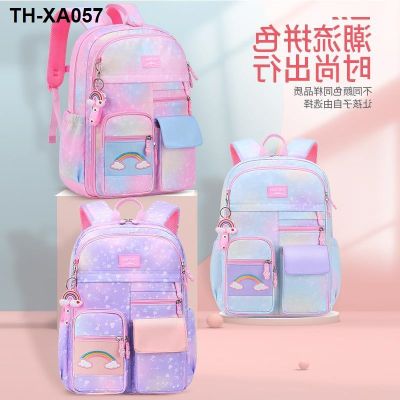 school students schoolbags for grades 1-3-6 childrens backpacks are light and to reduce the burden protect spine girls bags
