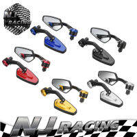 NJ RACING PK กระจกปลายแฮนด์พลาสติก-ขา BSC ใส่ได้ทุกรุ่น/1คู่