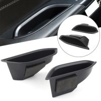 2PCS Car Front Door Storage Box Organizer Container Holder For Cadillac SRX 2011-2015 Left Drive