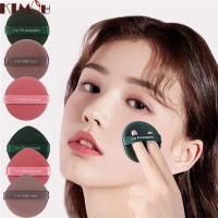 【KIMOU】1 PCS Facial Powder Foundation Puff Professional Round Shape Portable Soft Cosmetic Puff Wet And Dry BB Cream Round Sponge Makeup Tool