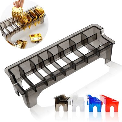 【CW】 8 Guide Comb Storage Electric Hair Rack Holder Organizer Barber Hairdressing Tools