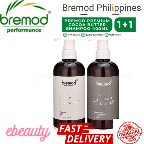 EBEAU08 Bremod Hair Conditioner & Shampoo 400ml Washing Care Scalp