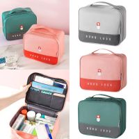 Large-Capacity Thickened Medicine Box Layered Family First Aid Kit Medicine Boxes Medicine Cabinet Portable Fabric Storage Bag