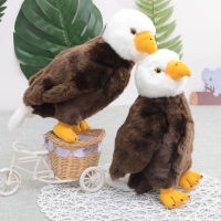 32ซม. High Fidelity จำลอง Haliaeetus leucocephalu Plush ของเล่น Aquila Eagles ชีวิตจริงตุ๊กตาสัตว์ตุ๊กตาของเล่นตุ๊กตาสำหรับของขวัญ