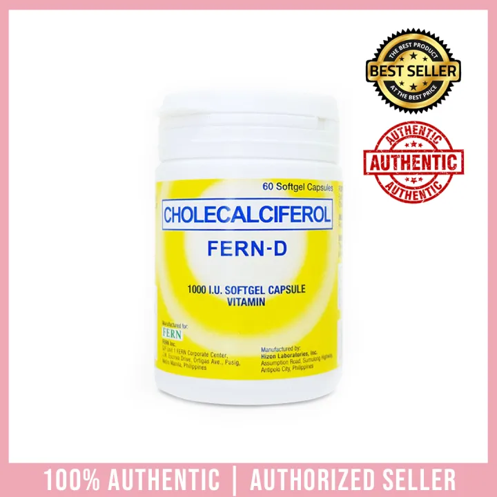 Original FERN D Vitamin D 1000 UI Authorized Distributor Immune Booster ...