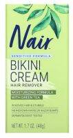 ((พร้อมส่ง))Nair , Hair Remover, Bikini Cream, Sensitive Formula, With Green Tea, 1.7 oz (48 g)