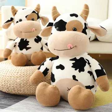 Cow Stuffed Animals Cute Cow Plush Pillows Soft Avocado 10 inch